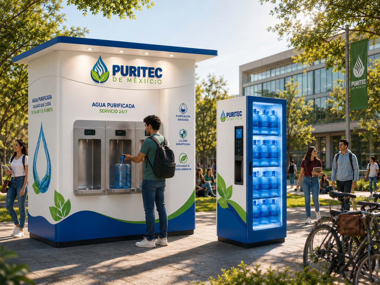 Dispensador de Agua Automático y Venta de Sistemas de Ósmosis Inversa